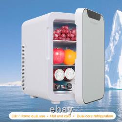 16L Fridge Car Refrigerator Hot&Cold Portable Fridge Car Travel Camping Cool Box