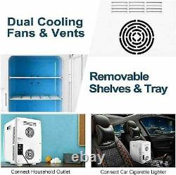 20L Electric Mini Fridge Portable Cooler/Warmer Table Top Car Bedroom IceBox New