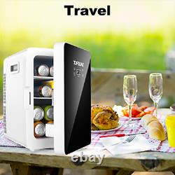 20L Portable Mini Fridge Table Top Electric Small Cooler Car Ice Box Office Home