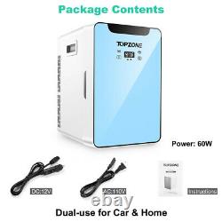 20L Portable Mini Fridge Table Top Small Ice Box Office Home Car Cooler/Warmer