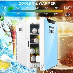 20L Portable Mini Fridge Top Electric Bedroom Ice Box Office Cooler Refrigerator