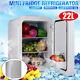 220v 22l Portable Mini Refrigerator Freezer Warmer Cooler Bedroom Ice Box Office