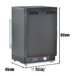 40L Mini LPG Gas Refrigerator Garage Campervan Caravan Motorhome Fridge 220V UK