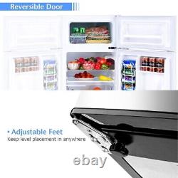 90L Freestanding Undercounter Refrigerator with 2 Reversible Door white