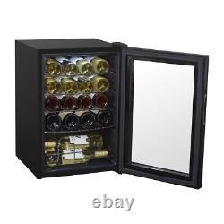 Baridi 20 Bottle Wine Cooler, Fridge, Touch Screen, LED, Low Energy A, Black