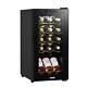 Baridi Black 15 Bottle Wine Fridge Cooler, 5-18°c Touch Controls & Led 345x685mm