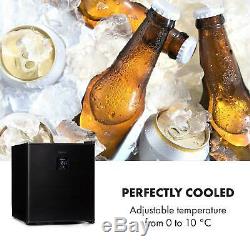 Beverage Fridge Cooler Drinks Cooling Class A+ Temperature 1-10° Black 46 Liters