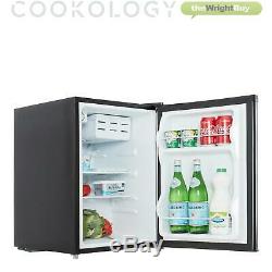 Black Cookology Tabletop Mini Fridge & Ice Box Freezer 67L Drinks & Beer Cooler