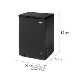Chest Freezer Free standing 100 L Energy Saver A+ 75 W Big storage Black