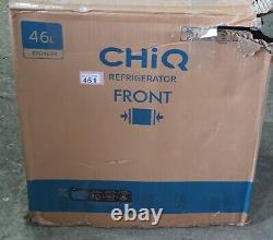 Chiq CSD46D4 46L Mini Table Top Fridge in Black with Small Ice Box
