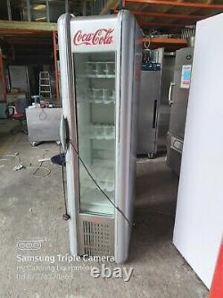 Coca Cola upright single door drink display fridge slim line drink fridge +1/+4