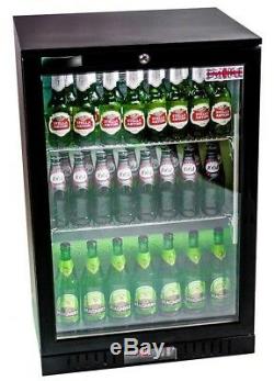 Commercial Single Door Display Bottle Back Bar Cooler Chiller Beer Wine Fridge