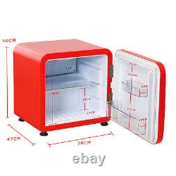 Compact Refrigerator Single Door Mini Countertop Fridge Adjustable Temperature