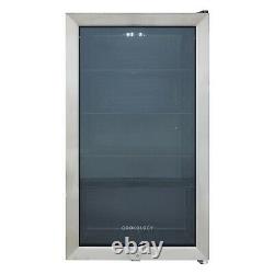 Cookology CBC98SS Undercounter Drinks Fridge Stainless Wine & Beverage Cooler