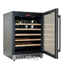 Cookology CWC600SS 60cm Wine Cooler in Stainless Steel 54 Bottle Fridge