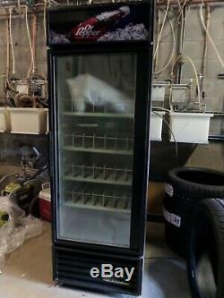 Dr Pepper Single Door Reach In Cooler Refrigerator