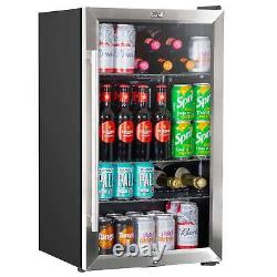 Drinks Cooler Fridge 85L Under Counter Stainless Steel