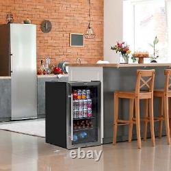 Drinks Cooler Fridge 85L Under Counter Stainless Steel