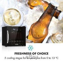 Drinks Cooler Fridge Refrigerator Bar 47 Litres energy A+ Compact Beer Black