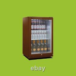 Drinks Fridge Husky C1H-900-BN-UK-HU 133 Litres Brown With Glass Door (00137)