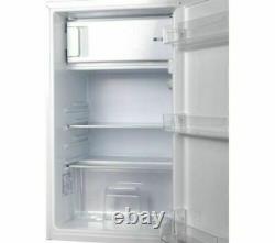 ESSENTIALS CUR50W18 Undercounter Fridge White with Small Ice Box Free Delivery