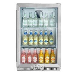 ElectriQ 118 Litre Single Door Commercial Outdoor Use Drinks Cooler eiQ118BCKBAR
