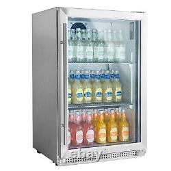 ElectriQ 118 Litre Single Door Commercial Outdoor Use Drinks Cooler eiQ118BCKBAR