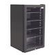 Electriq 128 Can Capacity Drinks Fridge Black With Glass Front