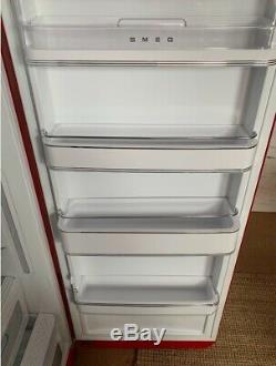 Fantastic Smeg Fridge (with freezer compartment), in red never been used