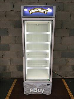 Framec Single Door Commercial Shop Display Freezer LED