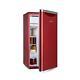 Fridge Freezer Compact Refrigerator Kitchen Cooling Retro 90 L Red 109 Kwh/ Year