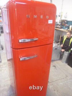 Graded Smeg FAB30RRD5UK 60cm 50s Style Red Fridge Freezer (JUB-3970)