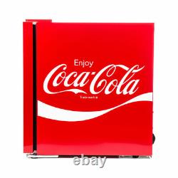 HUSKY Coca Cola Tabletop Mini Drinks Beer Cooler/Fridge 48Litres- HUS-HU255 Red