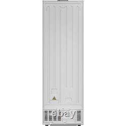 Haier HDPW5618DWPK 60cm Free Standing Fridge Freezer Platinum Inox D Rated