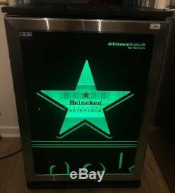 Heineken Beer Bar Froster Single Door AHT 150 SS LED Under Counter Display Drink