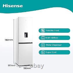 Hisense RB327N4WWE 55cm Free Standing Fridge Freezer White E Rated