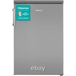 Hisense RL170D4BCE Under Counter Larder Fridge Stainless Steel Freestanding