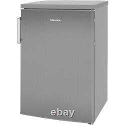 Hisense RL170D4BCE Under Counter Larder Fridge Stainless Steel Freestanding