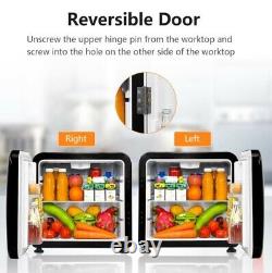 Home Fridge Portable Refrigerator with Adjustable Temperature & Reversible Door