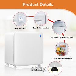 Home Fridge Portable Refrigerator with Adjustable Temperature &Reversible Door