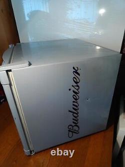 Husky Budweiser Drinks Table Top 50L Mini Fridge Beer Chiller Glass Door