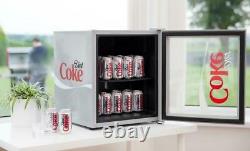 Husky Diet Coke Table Top 46 Litre Drinks Cooler Silver Coke Beer Wine