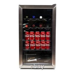 Husky HM39 Freestanding Drinks Fridge 91Ltr with Mixed Shelving and A Energy