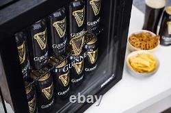 Husky HUS-HY205 Guinness Design mini Fridge/Drinks Cooler Refrigerator Black