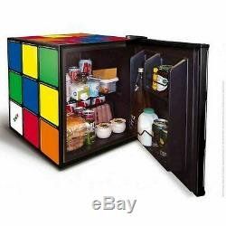 Husky Retro Rubik's Cube Drinks Table Top 43L Fridge HUS-HU231 Brand New -UK
