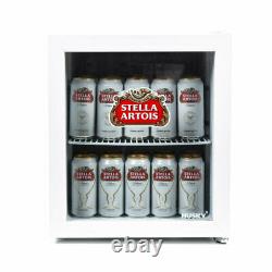 Husky Stella Artois Mini Tabletop Drinks Cooler 48 Litre Compact Chiller- White