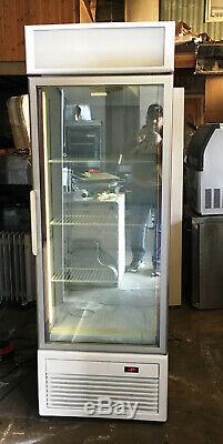 ISA TORNADO Single Door White Commercial Shop Display Freezer