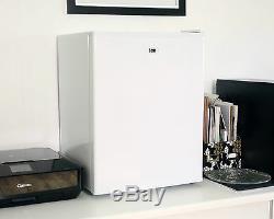 IceQ 70L Compact Counter Top Table Mini Drinks Beer Fridge In White