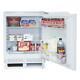 Integrated Under Counter Fridge In White, Unbranded, Fixed Hinges Sia Lf60bu