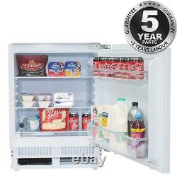 Integrated Under Counter Fridge In White, Unbranded, Fixed Hinges SIA LF60BU